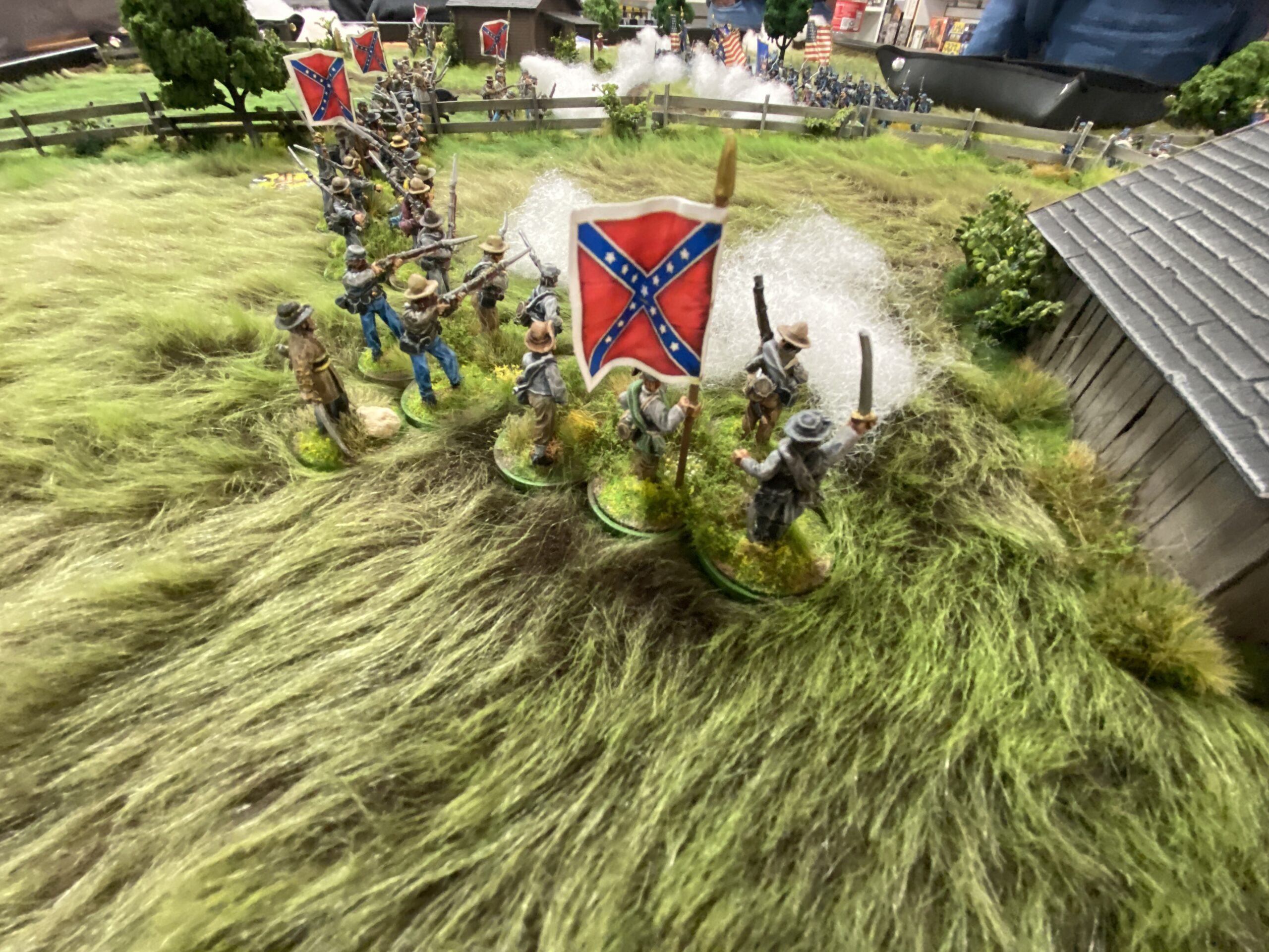Big Muddy Historical Gaming Alliance – St. Louis November Game Day 11/01/25 West Brigade on Brigade 28mm American Civil War