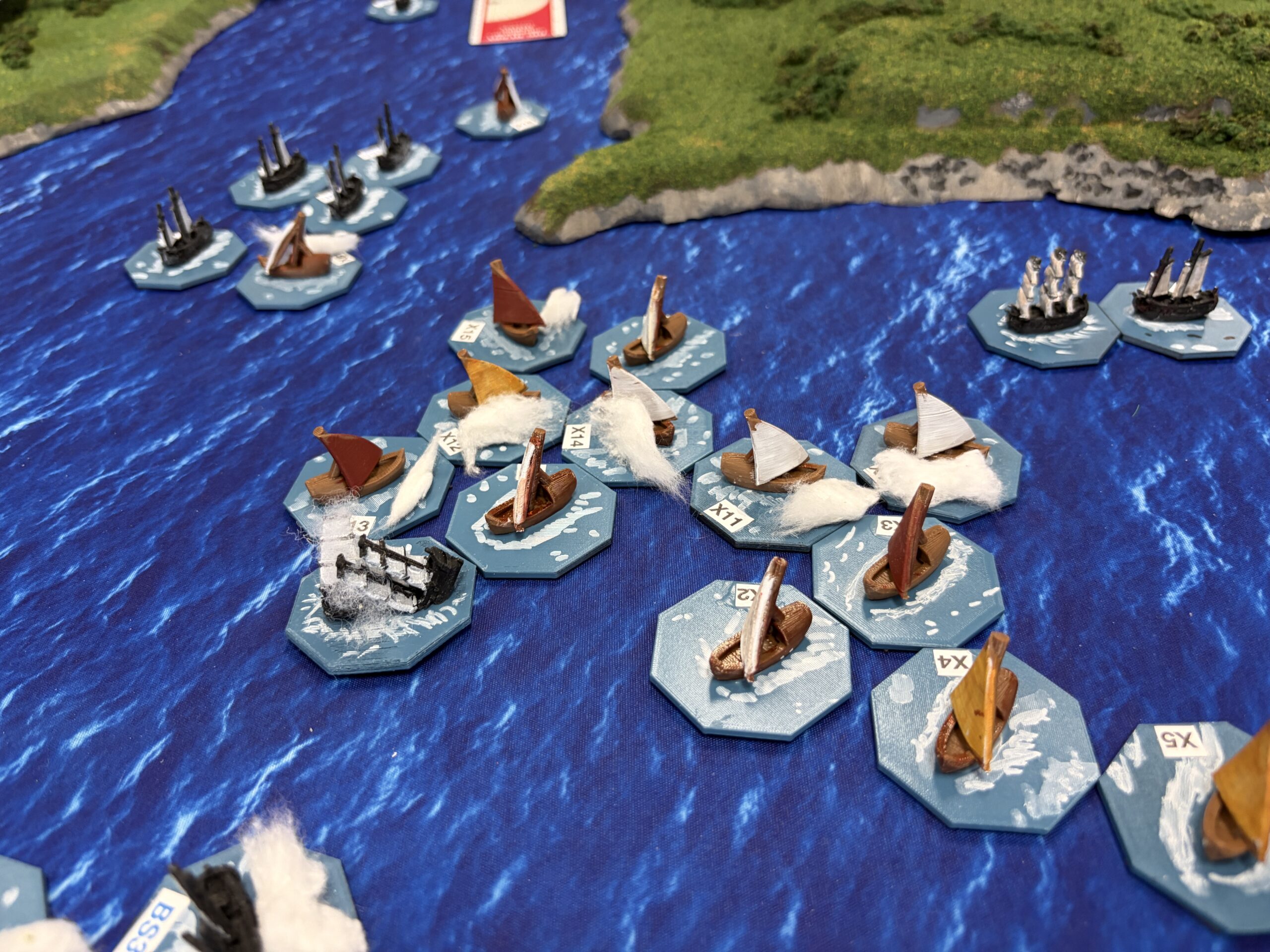 Big Muddy Historical Gaming Alliance – St. Louis Semi Regular Retirees Game The Battle of Valcour Island