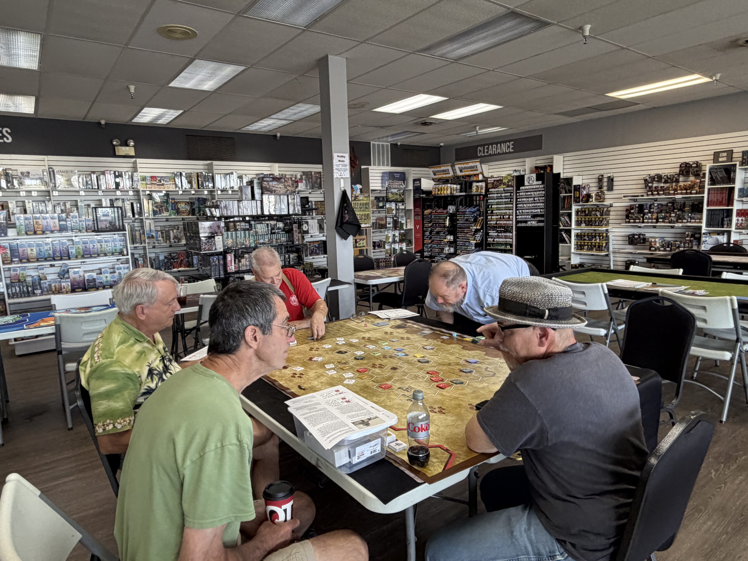 Big Muddy Historical Gaming Alliance – St. Louis Semi Regular Retirees Game 55 Days at Peking and Chariot Race. 
